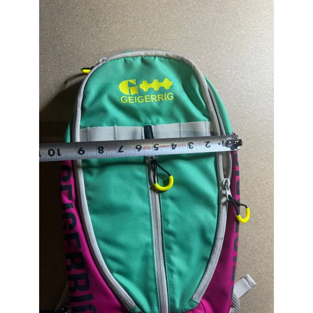 Geigerrig Rig Shot Hydration Pack Backpack Pink‎ Teal Outdoor Hiking Running